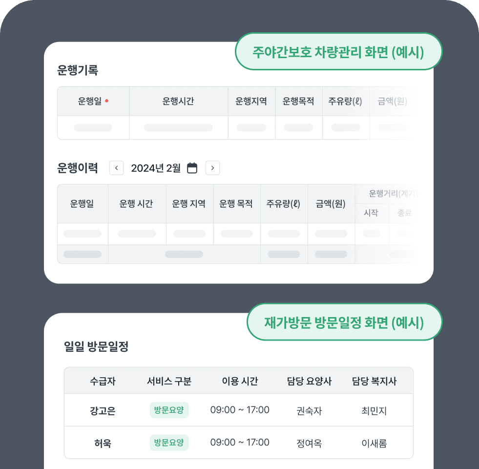 패밀리케어 ERP 프로그램 맞춤 ERP 제공 이미지